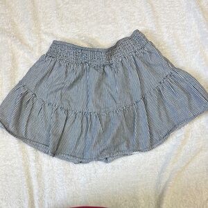 American Eagle Outfitters Gray Mini Skater Skirt
